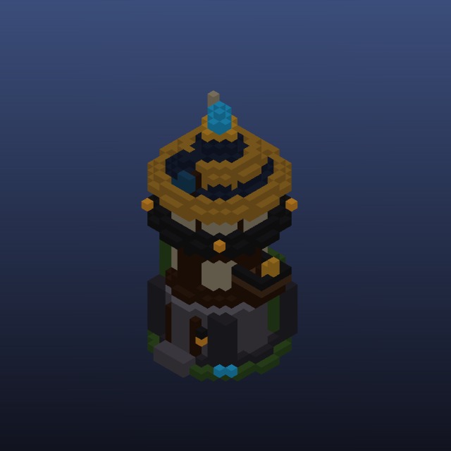 Generate a huge dra… — Voxel Art & 3D Model — VoxelAI Studio